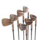 Caley 01T Copper Steel Mens Right Hand Irons 4-GW Stiff - KBS Tour 120