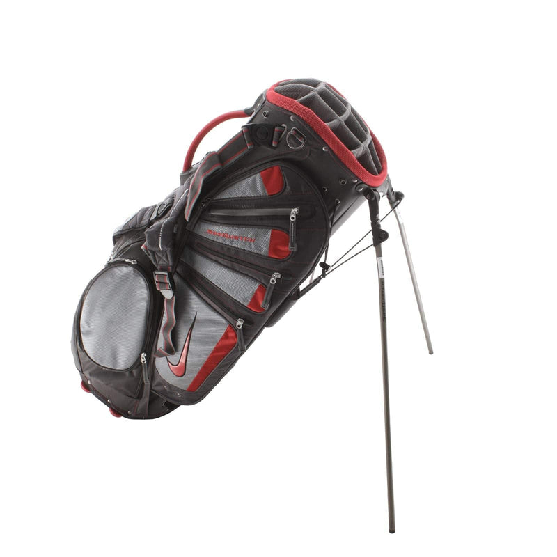 Nike Sasquatch Stand Bag - Silver/Grey/Red