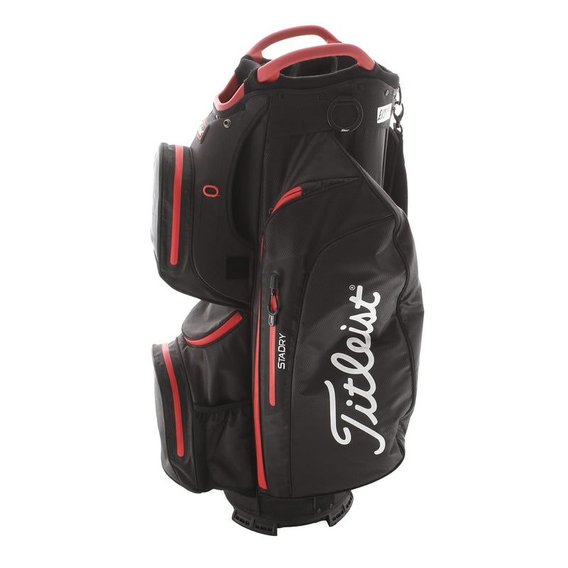 Titleist Stadry Cart 15 Cart Bag - Black/Red/White