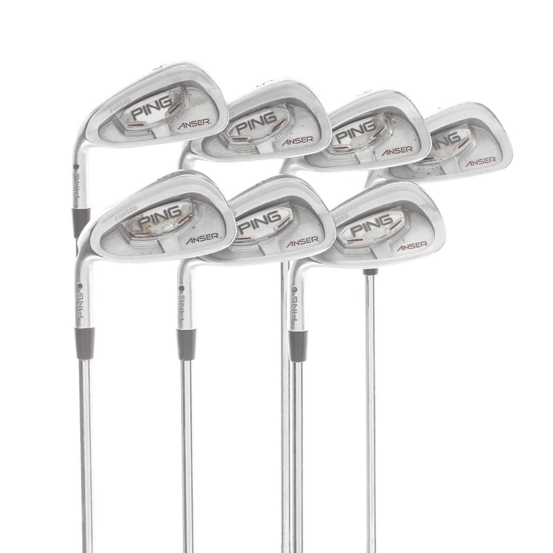 Ping Anser Forged 2011 Steel Mens Left Hand Irons 4-PW Black Dot Regular - Ping CFS
