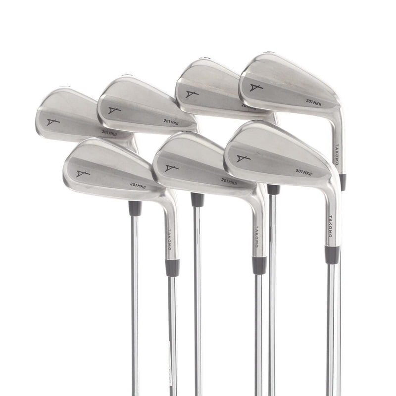 Takomo 201 MKII Steel Mens Right Hand Irons 4-PW Stiff - KBS Tour 120