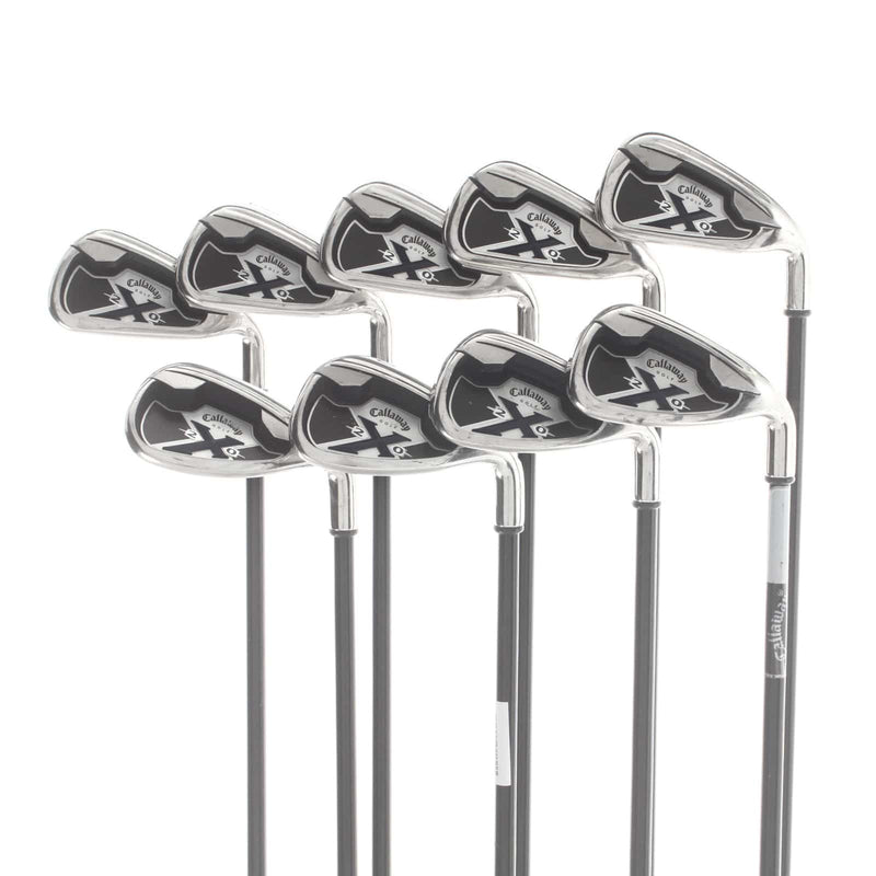 Callaway X-20 Graphite Mens Right Hand Irons 3-SW Regular - Callaway X 75g
