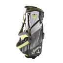 Callaway Chev Stand Bag - White/Grey/Lime