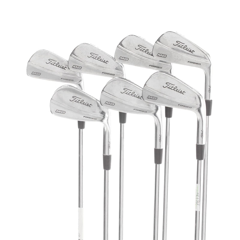 Titleist 716 MB Steel Mens Right Hand Irons 3-9 Stiff - True Temper Dynamic Gold AMT