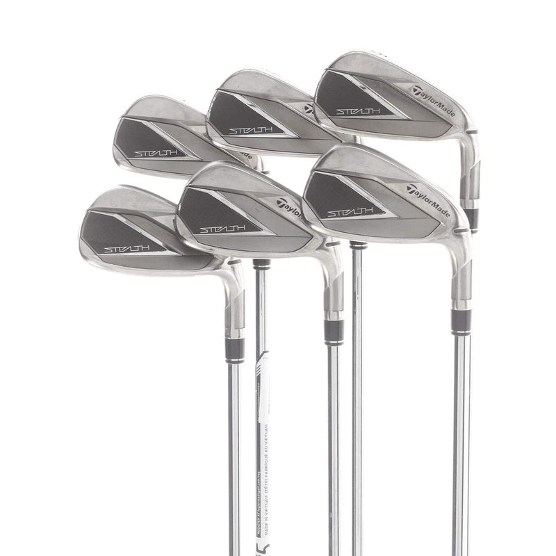 TaylorMade Stealth Steel Mens Right Hand Irons 5-PW Regular - KBS Max MT 85