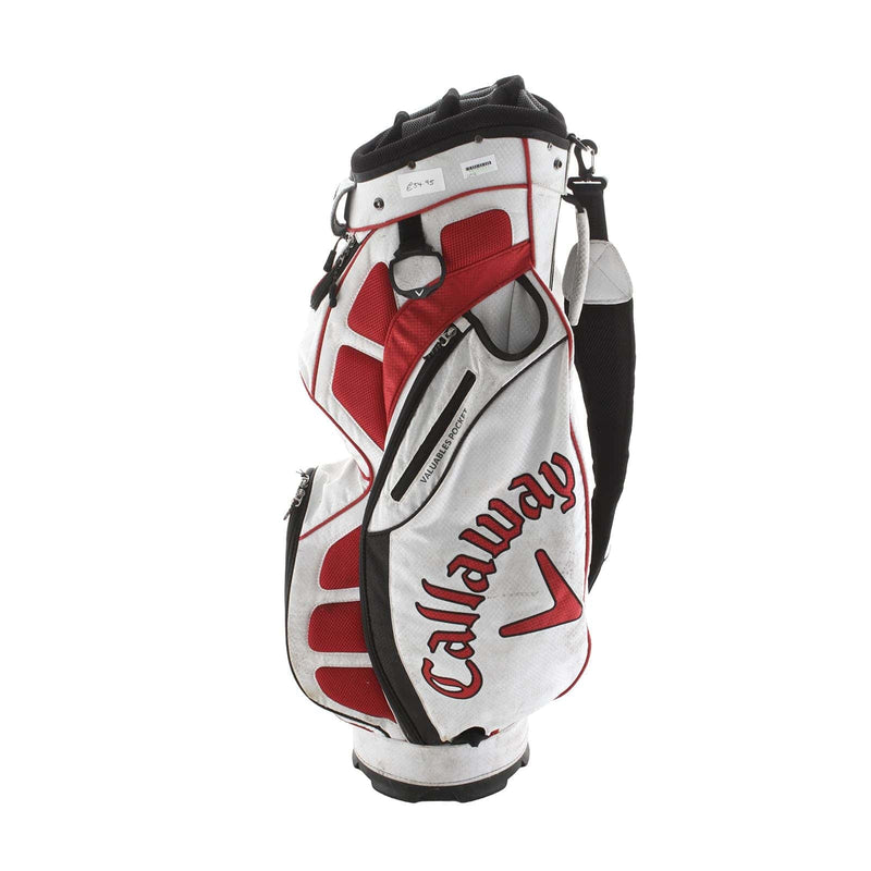 Callaway Cart Bag - White/Red