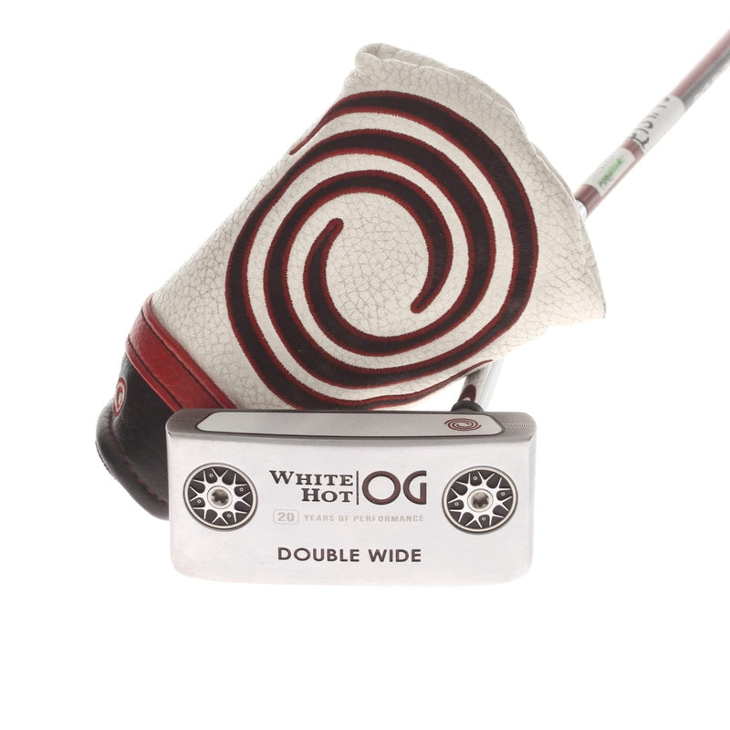Odyssey White Hot OG Double Wide Mens Right Hand Putter 34" Mid-Mallet Stroke Lab - Odyssey