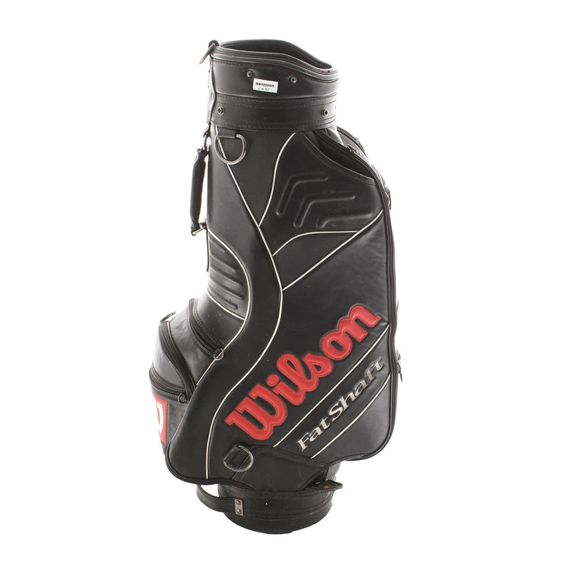 Wilson Fat Shaft Cart Bag - Black/Red