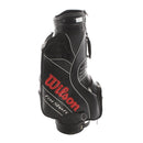 Wilson Fat Shaft Cart Bag - Black/Red