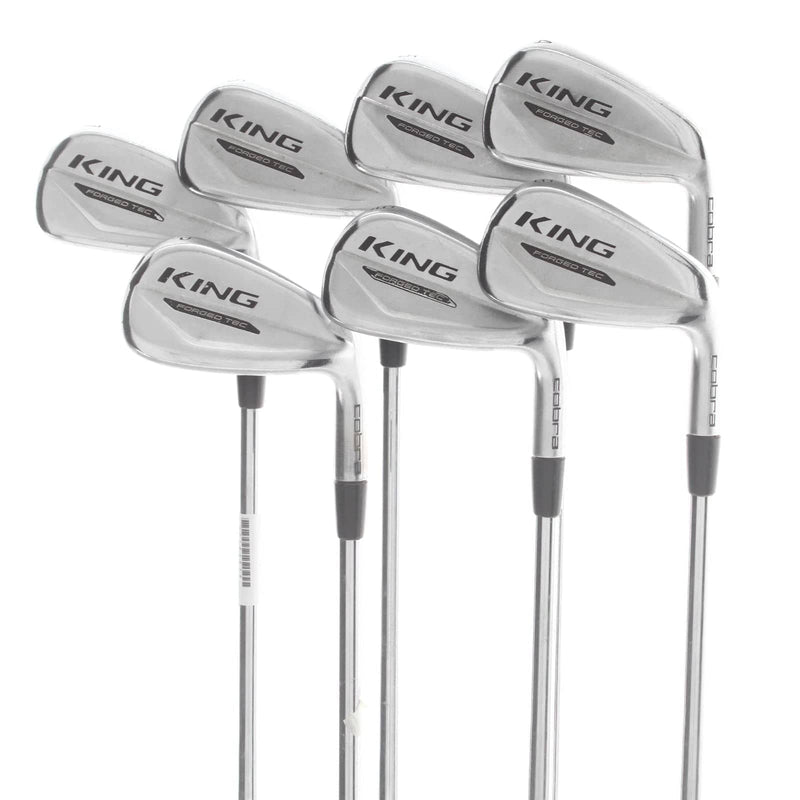 Cobra King Forged Tec 2022 Steel Mens Right Hand Irons 4-PW Stiff - KBS $-Taper Lite