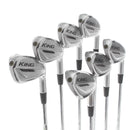 Cobra King Forged Tec 2022 Steel Mens Right Hand Irons 4-PW Stiff - KBS $-Taper Lite