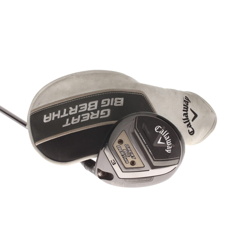 Callaway Great Big Bertha 2023 Graphite Mens Right Hand Fairway 3 Wood 15* Senior - UST Mamiya Helium 4F2