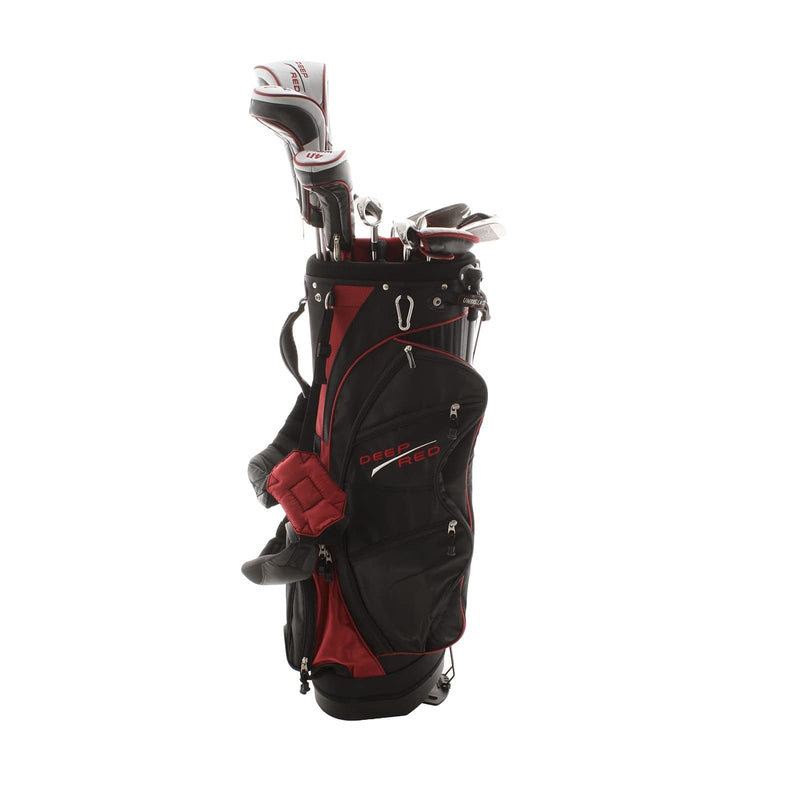 Wilson Deep Red Steel/Graphite Mens Right Hand Package Set Regular - Wilson