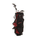 Wilson Deep Red Steel/Graphite Mens Right Hand Package Set Regular - Wilson