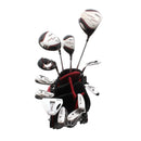 Wilson Deep Red Steel/Graphite Mens Right Hand Package Set Regular - Wilson