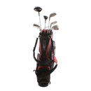 Wilson Deep Red Steel/Graphite Mens Right Hand Package Set Regular - Wilson