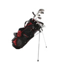 Wilson Deep Red Steel/Graphite Mens Right Hand Package Set Regular - Wilson