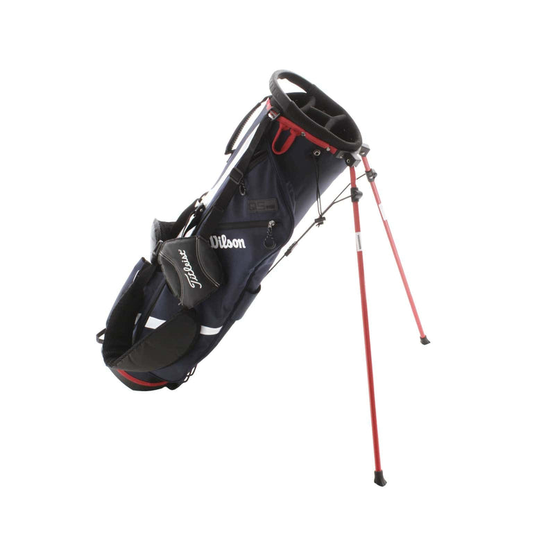 Wilson QS Stand Bag - Navy/White/Red
