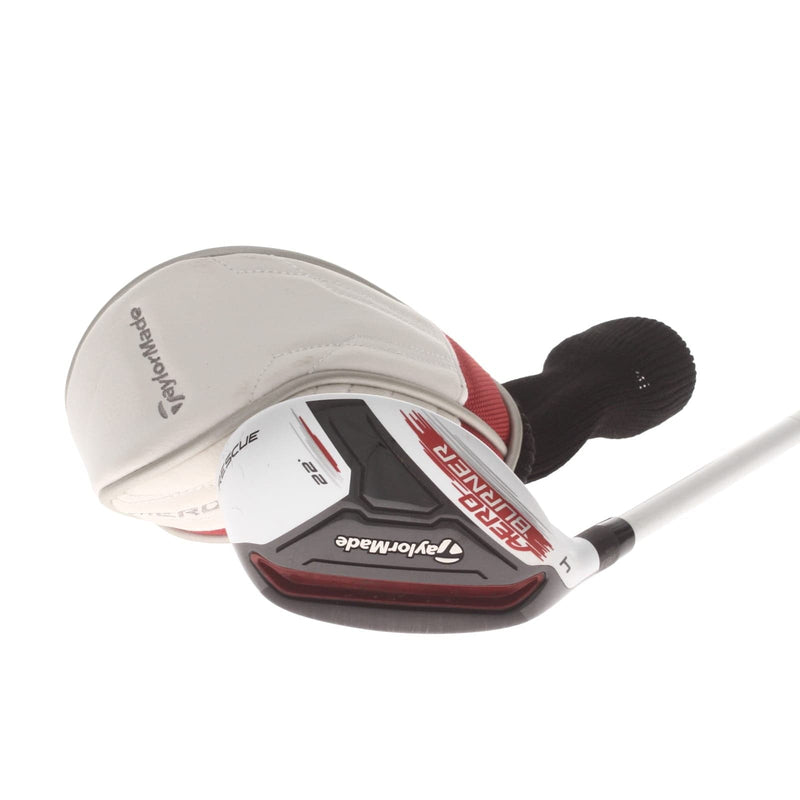 TaylorMade Aeroburner Graphite Mens Left Hand 4 Hybrid 22* Ladies - Matrix Speed Rul-Z 55