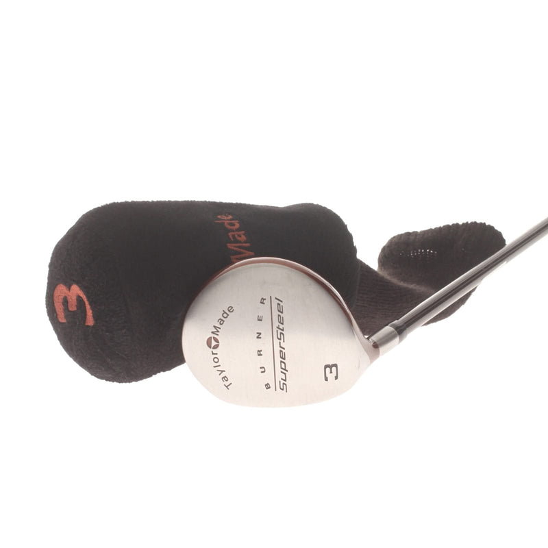 TaylorMade Burner Supersteel Graphite Mens Left Hand Fairway 3 Wood 15* Regular - TaylorMade R-80