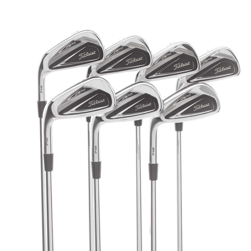 Titleist AP2 716 Steel Mens Left Hand Irons 4-PW Stiff - Project X 6.0