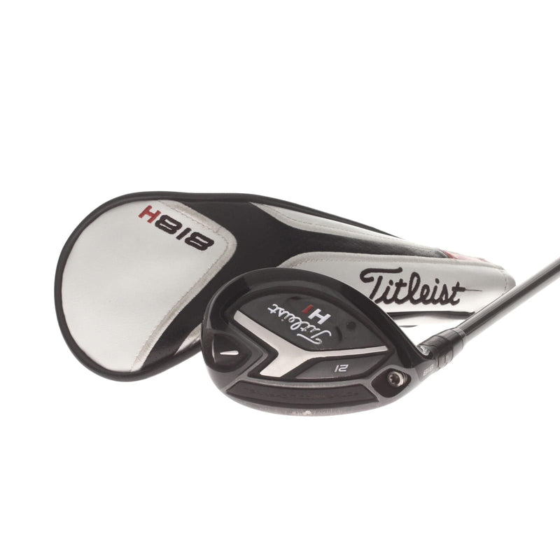 Titleist 818 H1 Graphite Mens Left Hand 4 Hybrid 21* Stiff - Aldila Rogue Max 85