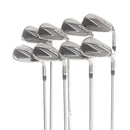 TaylorMade Stealth Steel Mens Right Hand Irons 5-SW+AW Stiff - KBS Max 85