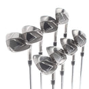 TaylorMade Stealth Steel Mens Right Hand Irons 5-SW+AW Stiff - KBS Max 85