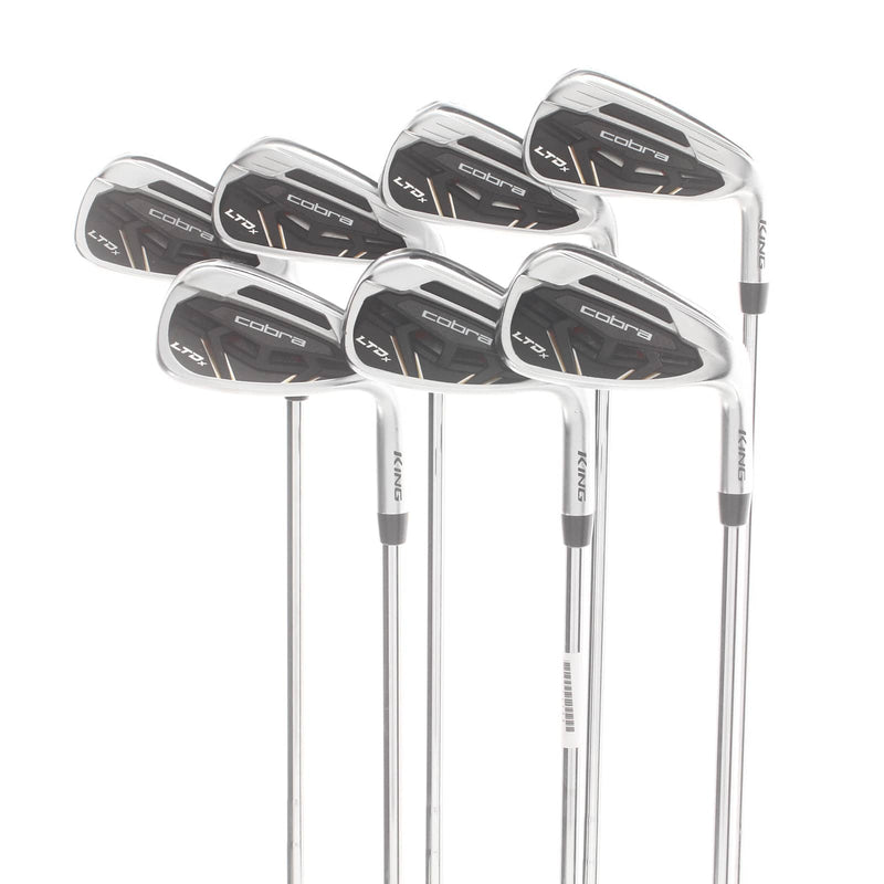 Cobra LTDx Steel Mens Right Hand Irons 5-GW Regular - KBS Tour 90