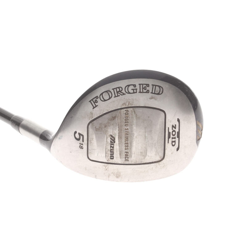 Mizuno T-Zoid Graphite Mens Right Hand Fairway 5 Wood 18* Stiff - Accel-Arc