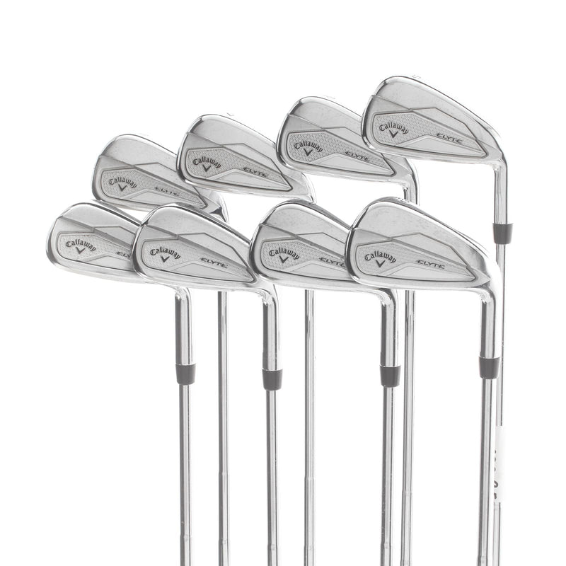 Callaway Elyte Steel Mens Right Hand Irons 5-SW+AW Stiff - True Temper Dynamic Gold 100 S300