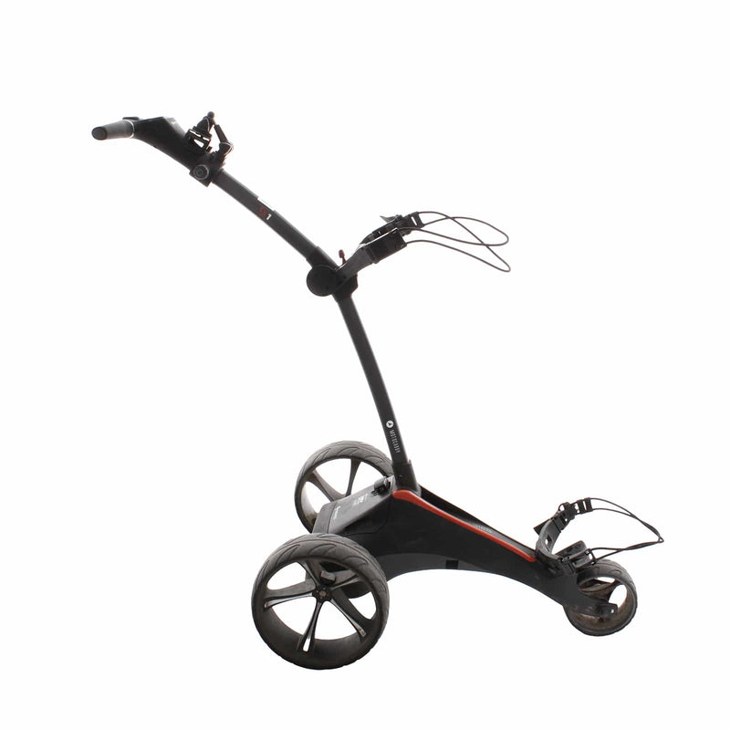 Motocaddy S1 3-Wheel Electric Trolley 18 Hole Lithium - Black Red