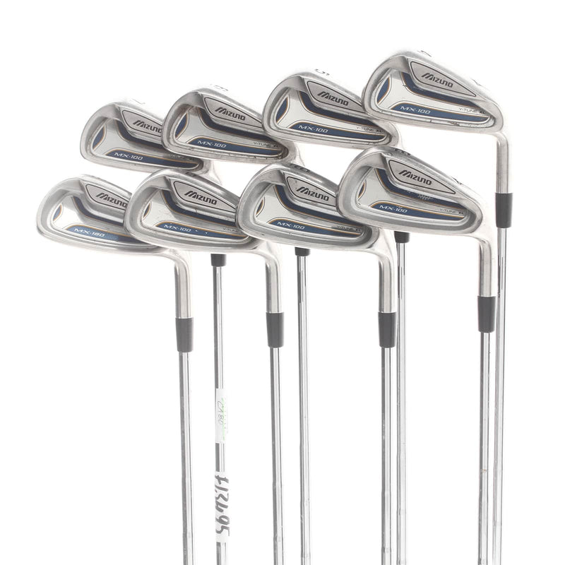 Mizuno MX-100 Steel Mens Right Hand Irons 4-SW Regular - Mizuno MX-Lite