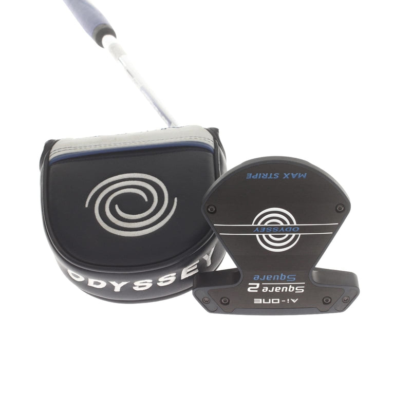 Odyssey Ai-One Square 2 Square Max Stripe Mens Right Hand Putter 35" Mallet - Odyssey