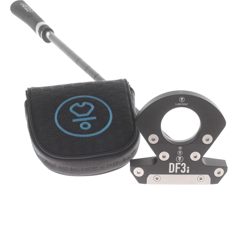 L.A.B. Golf DF3i Mens Right Hand Putter 34" Mallet - L.A.B. Golf Press Pistol 2*