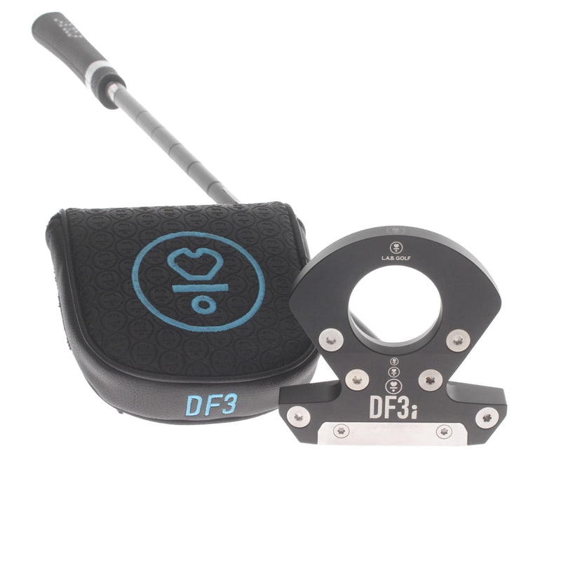 L.A.B. Golf DF3i Mens Right Hand Putter 34" Mallet - L.A.B. Golf Press Pistol 2*