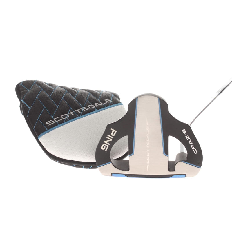 Ping Scottsdale Craz-E Mens Left Hand Putter 34" Mallet - Super Stroke