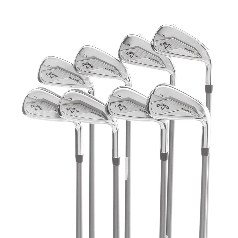 Callaway Elyte HL Graphite Mens Right Hand Irons 5-AW+GW Senior - Denali Charcoal 5.0 55g