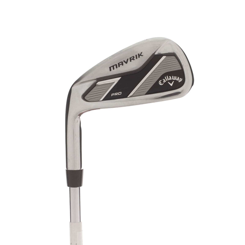 Callaway Mavrik Pro Steel Mens Left Hand 7 Iron Stiff - True Temper Elevate 105