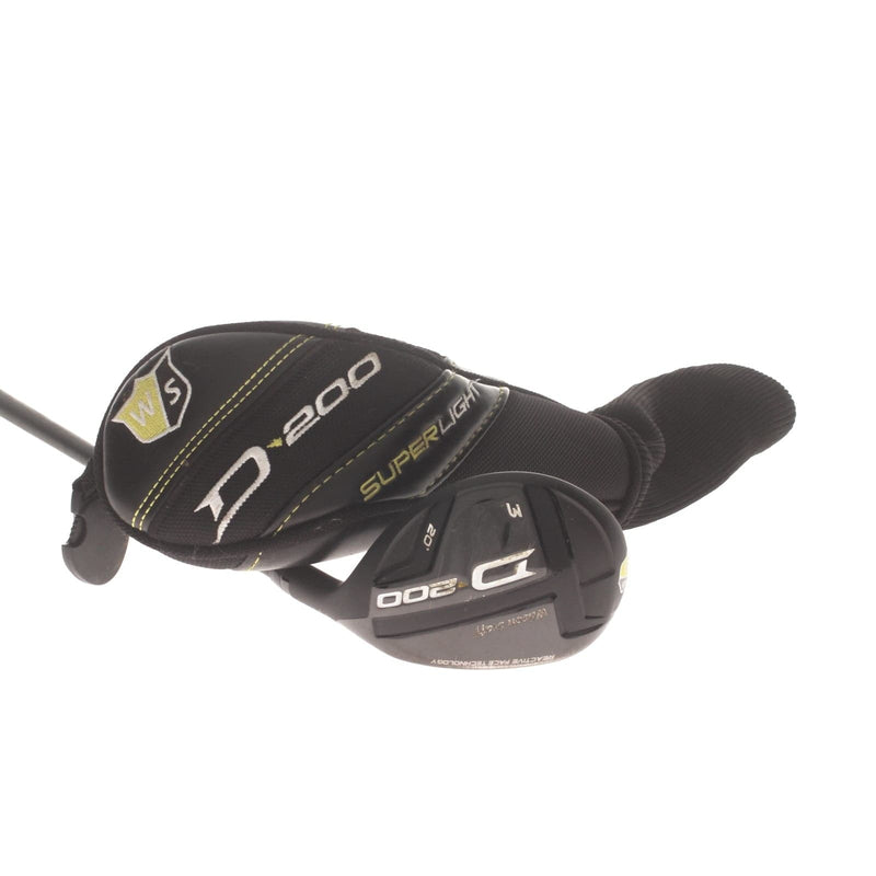 Wilson D200 Graphite Mens Right Hand 3 Hybrid 20* Regular - Fujikura Vista Pro 69h