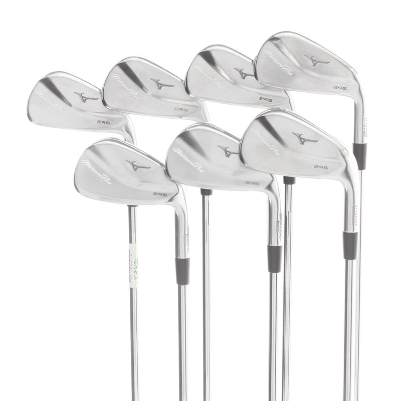 Mizuno Pro 245 Steel Mens Right Hand Irons 4-PW Regular - True Temper Dynamic Gold