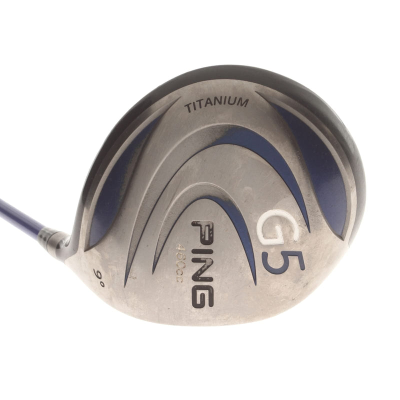 Ping G5 Graphite Mens Right Hand Driver 9* Regular - Grafalloy ProLaunch Blue