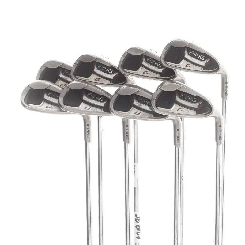 Ping G20 Steel Mens Right Hand Irons 5-SW Black Dot Stiff - Ping CFS