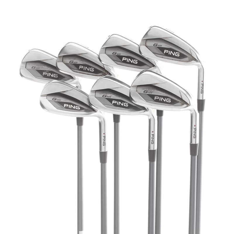 Ping G425 Graphite Mens Right Hand Irons 5-SW Red Dot 1* Flat Soft Regular - Ping Alta CB AWT