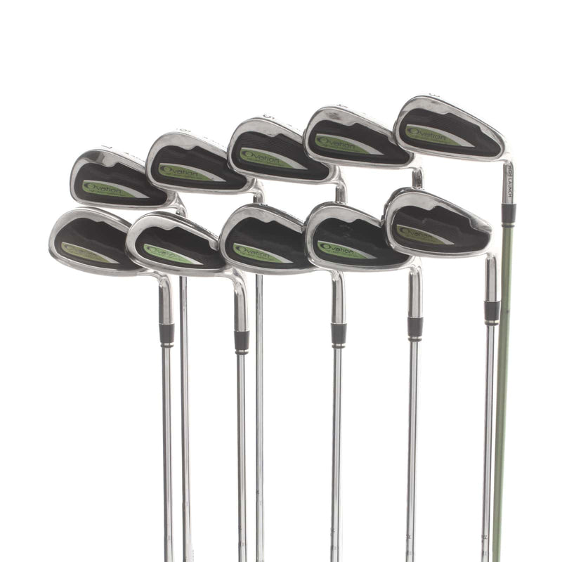 Adams Ovation Steel/Graphite Mens Right Hand Irons 3-LW Uniflex - True Temper