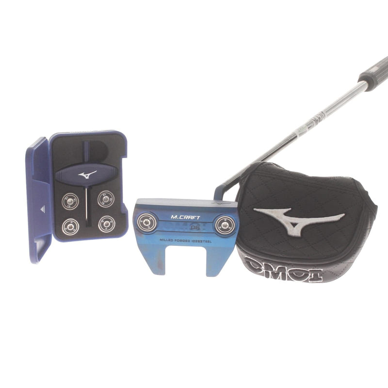 Mizuno M-Craft Omoi 6 Mens Right Hand Putter 34" Mallet - Lamkin Sink Fit Pistol