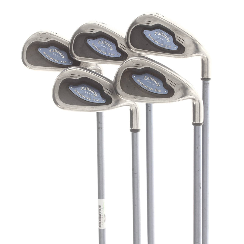 Callaway Steelhead X-16 Graphite Ladies Right Hand Irons 5-9 Ladies - Callaway System UL45