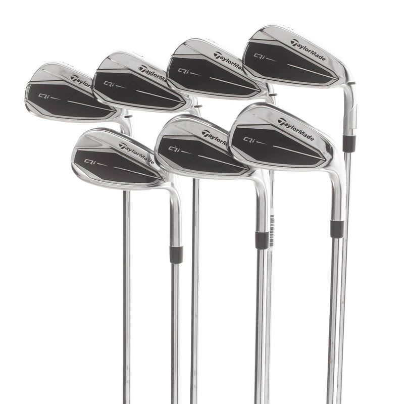 TaylorMade Qi Steel Mens Right Hand Irons 5-SW Stiff - KBS Max MT 85