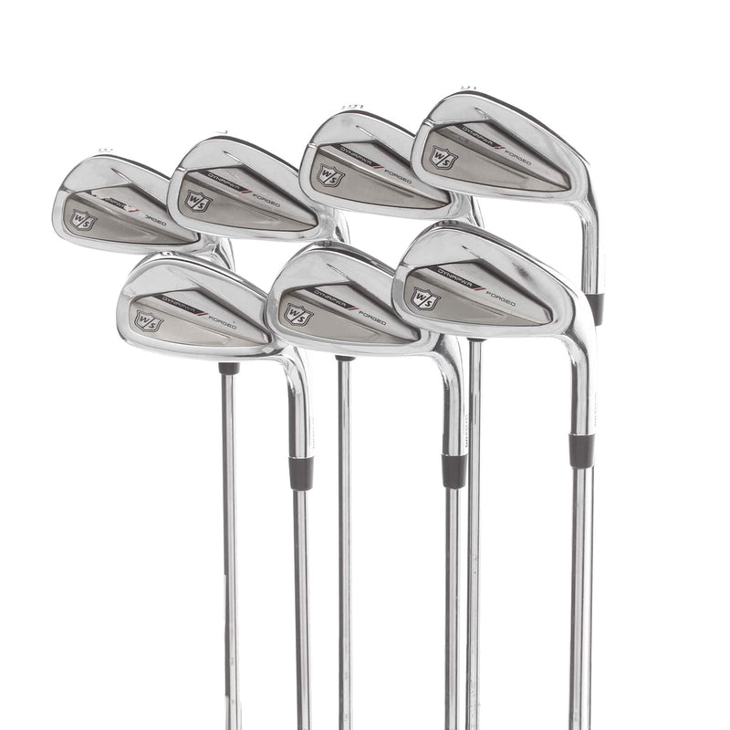 Wilson Dynapower Forged 2025 Steel Mens Right Hand Irons 5-GW Regular - KBS Tour Lite