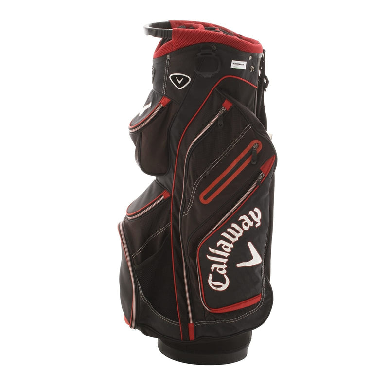 Callaway Chev Org Cart Bag - Black/Red/White